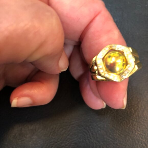 18Kt Orbis ring with marbles - Picture 7 of 8